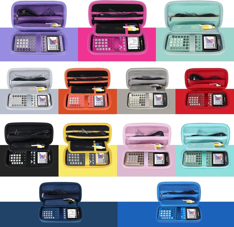 RIYADAone Hard Case Replacement for Texas Instruments TI-84 Plus CE/TI-84 Plus/TI-Nspire CX II CAS/TI-Nspire CX II/TI-83 Plus/TI-89 Titanium/TI-85 / TI-86 Color Graphing Calculator (Purple Case) - Image 2